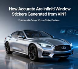 How Accurate Are Infiniti Window Stickers from VIN?